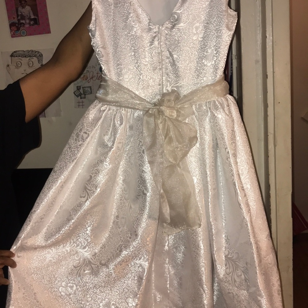 White Communion Dress, Custom Made